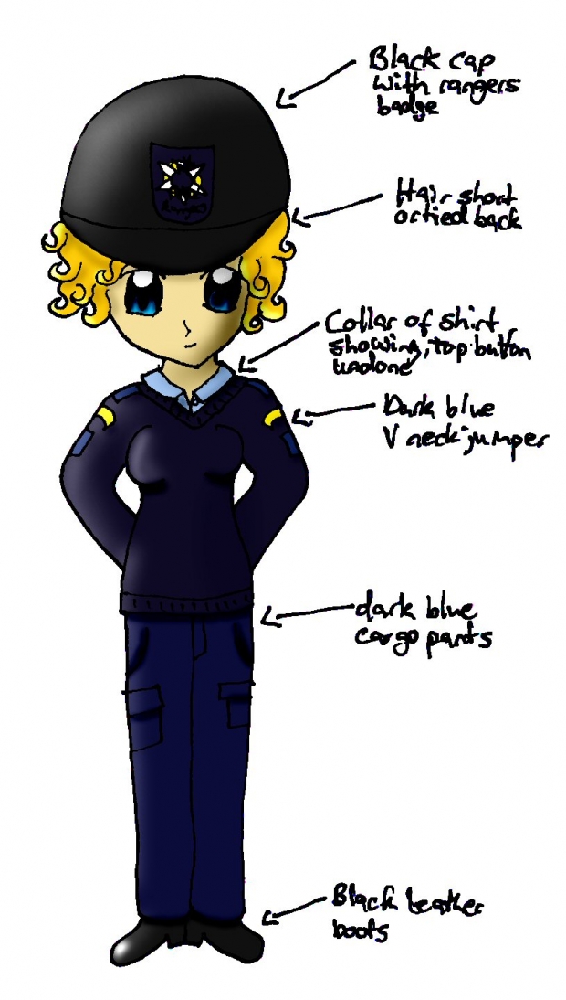 Police rangers uniform - With jumper