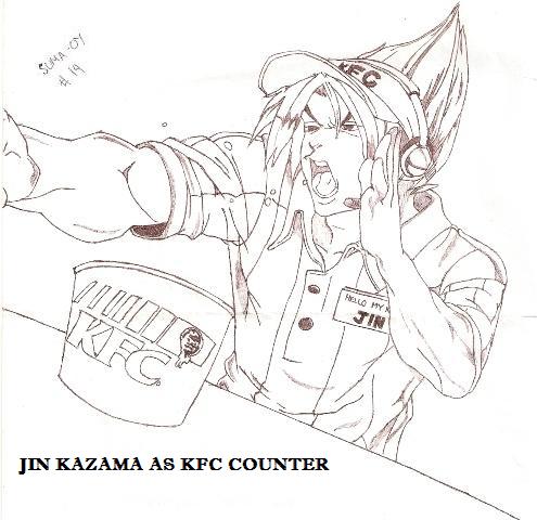 My 3rd Upload - Jin as KFC Counter