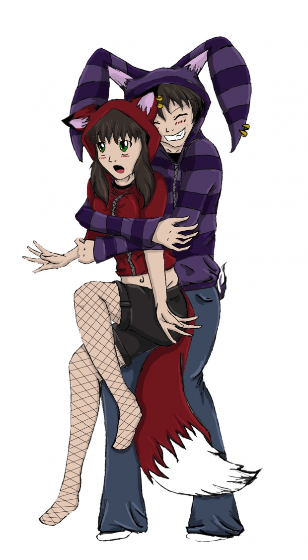 Donnie and Carmilla huggs