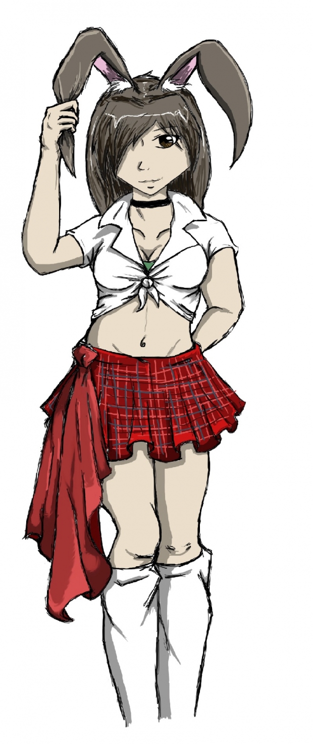 Bunny School Girl