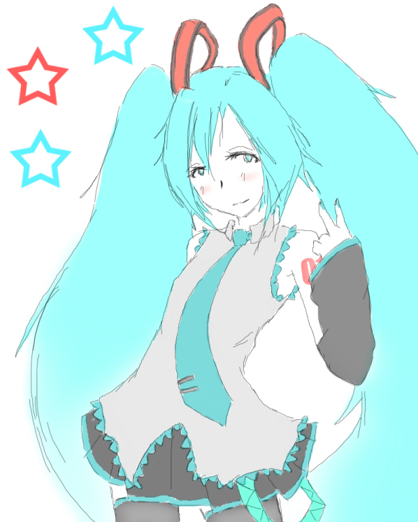 Hatsune Miku >>> Chibi Grimmjow <3