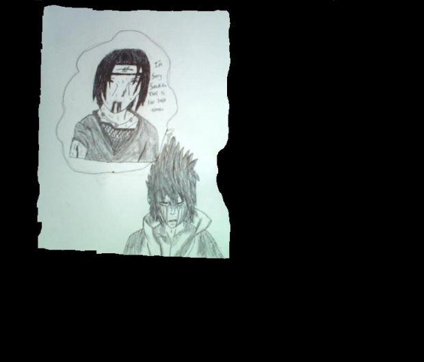 Sasuke crying about Itachi
