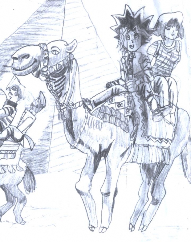 Yugi And Te`a In Egypt