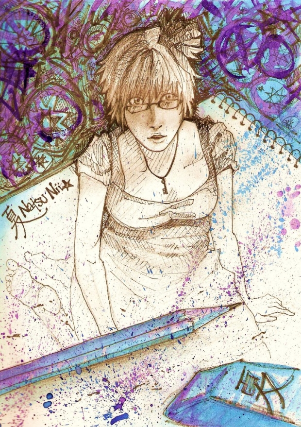 another self portrait... -_-