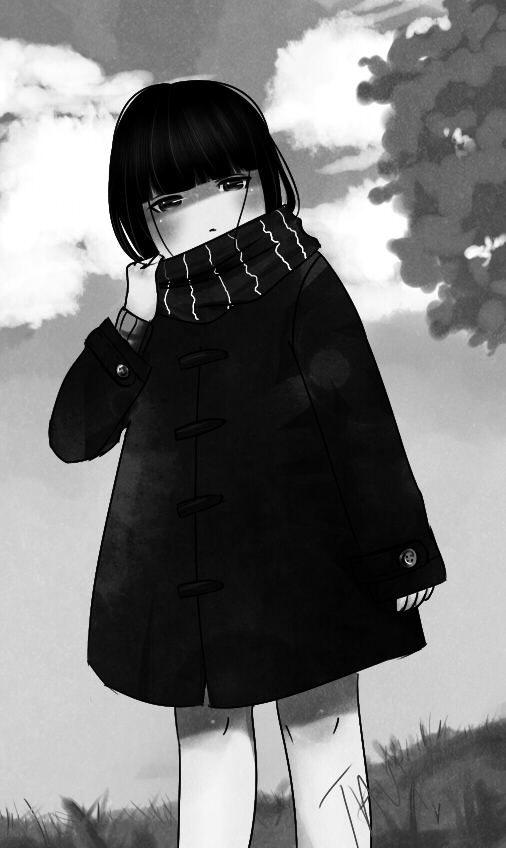 what? black and white