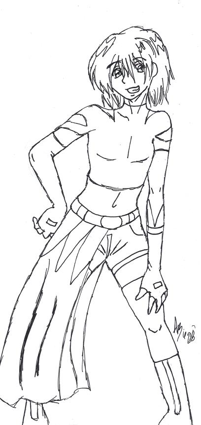 Unnamed Character (line-art)