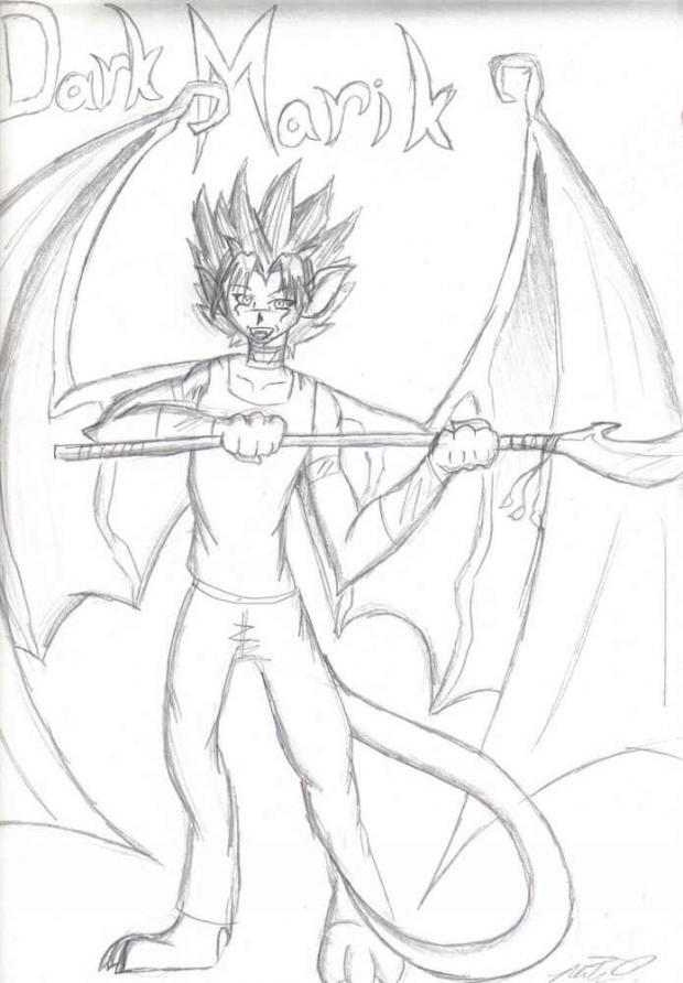 Dark Marik Gargoyle.....scary