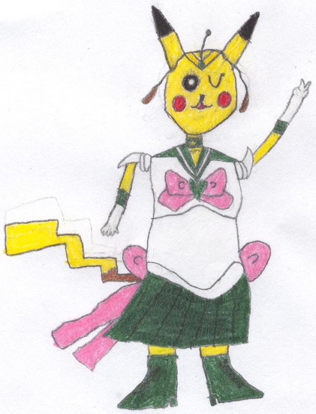 Pikachu As Sailor Jupiter