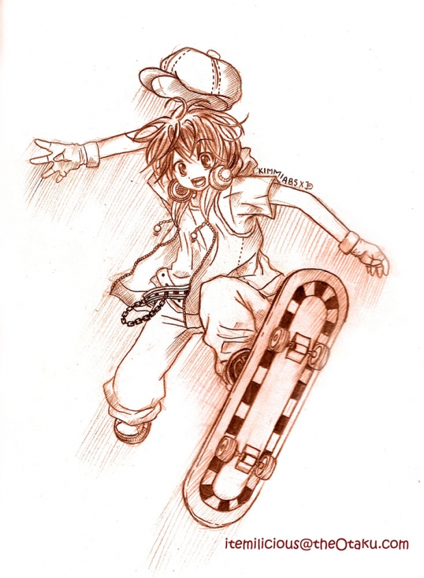 Lui the skateboard guy!>XD