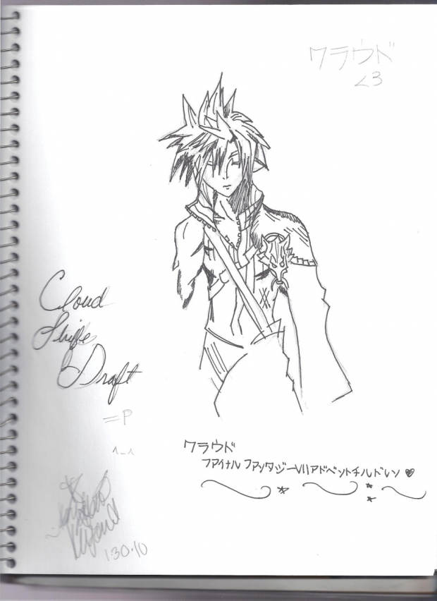 Cloud Strife Draft Thingy xP