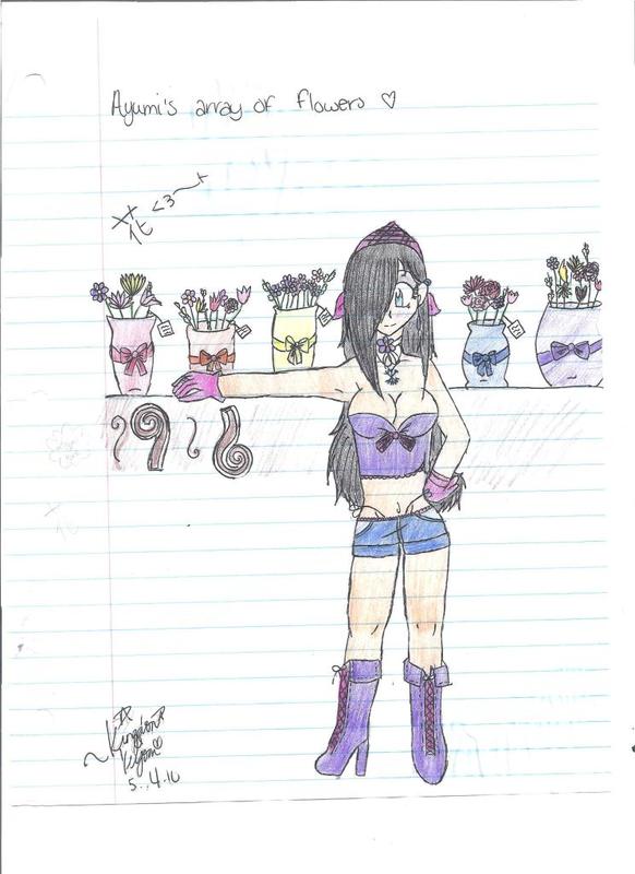 Ayumi's array of flowers [colored]