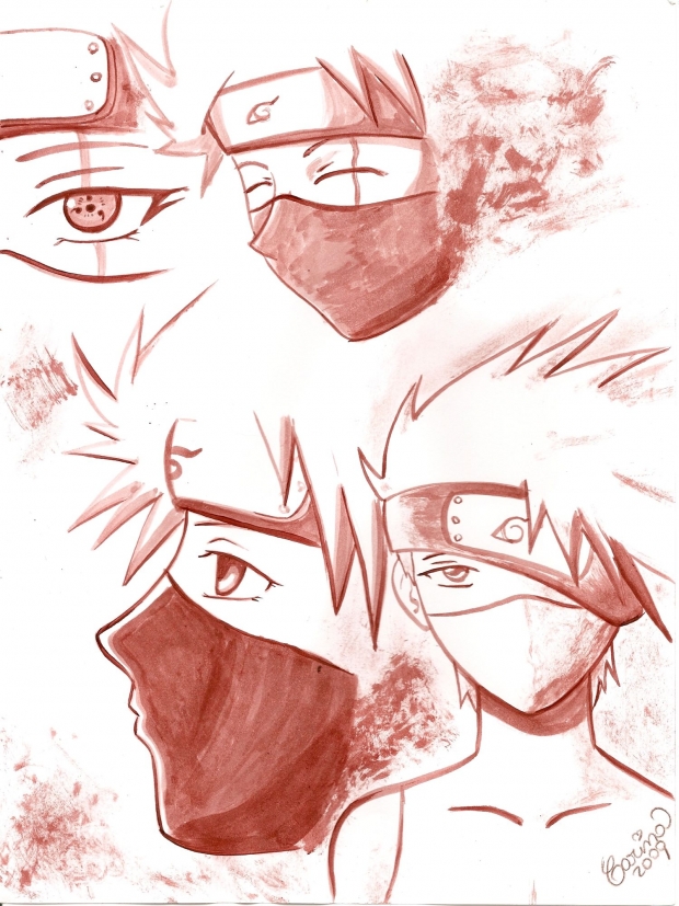 Kakashi's face