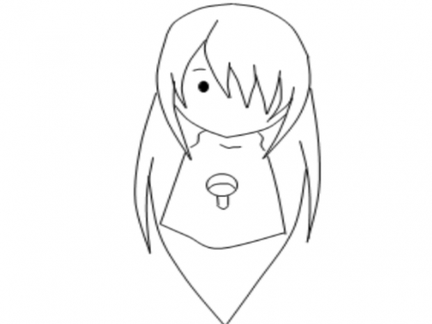 Aya-chan Chibi-lineart