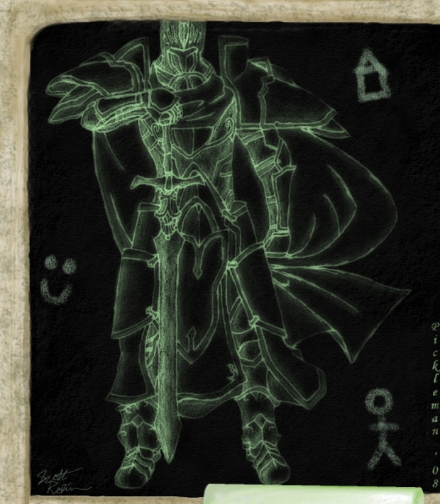 Chalkboard Knight (rev.)