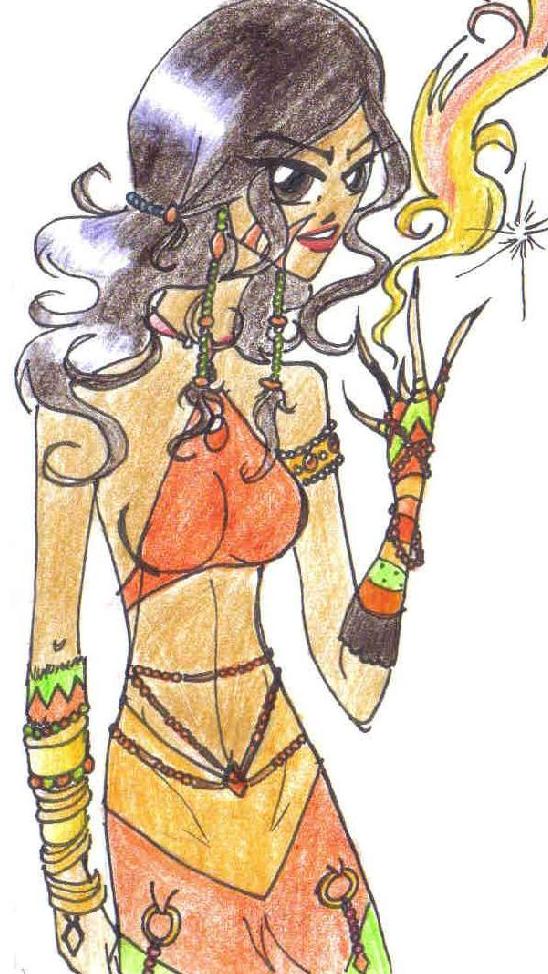 Latin (?) Fire Witch