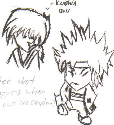 Chibi Kenshin And Sano!