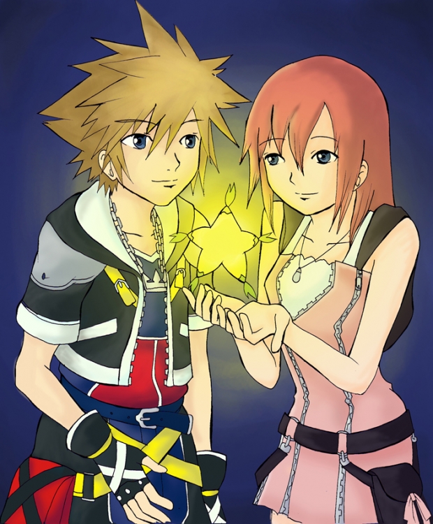 Sora and Kairi papou