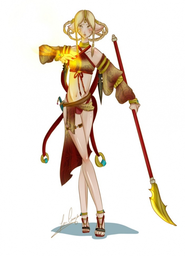 Kannah character concept art