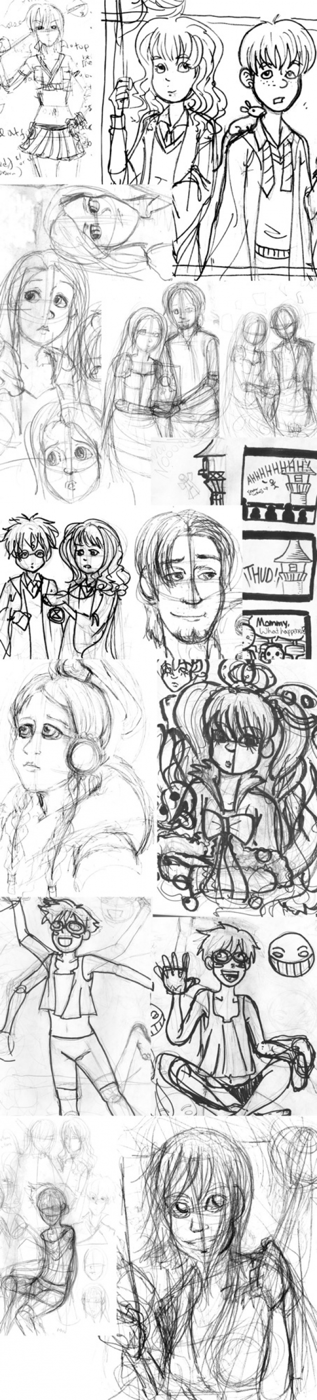 January Sketch Dump - Part 1