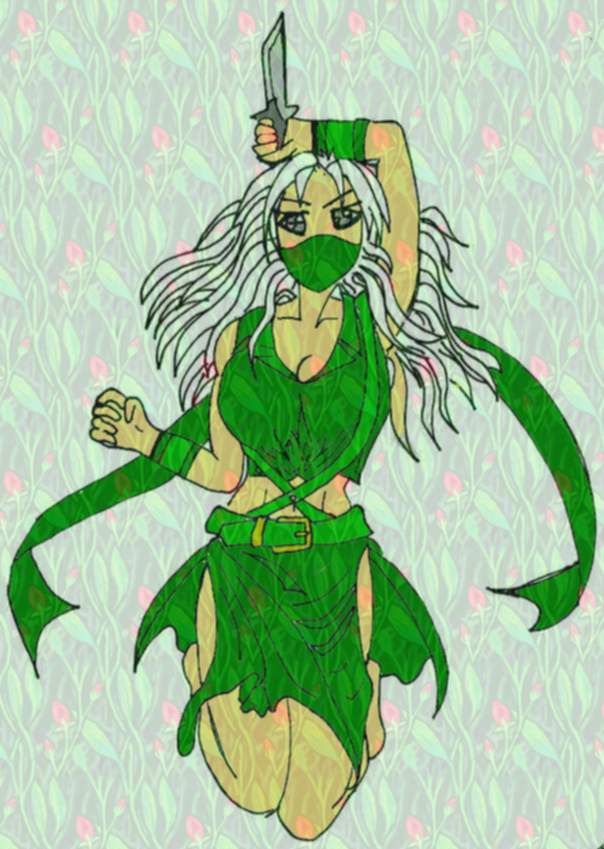 Ninja Girl (colored ^_^)