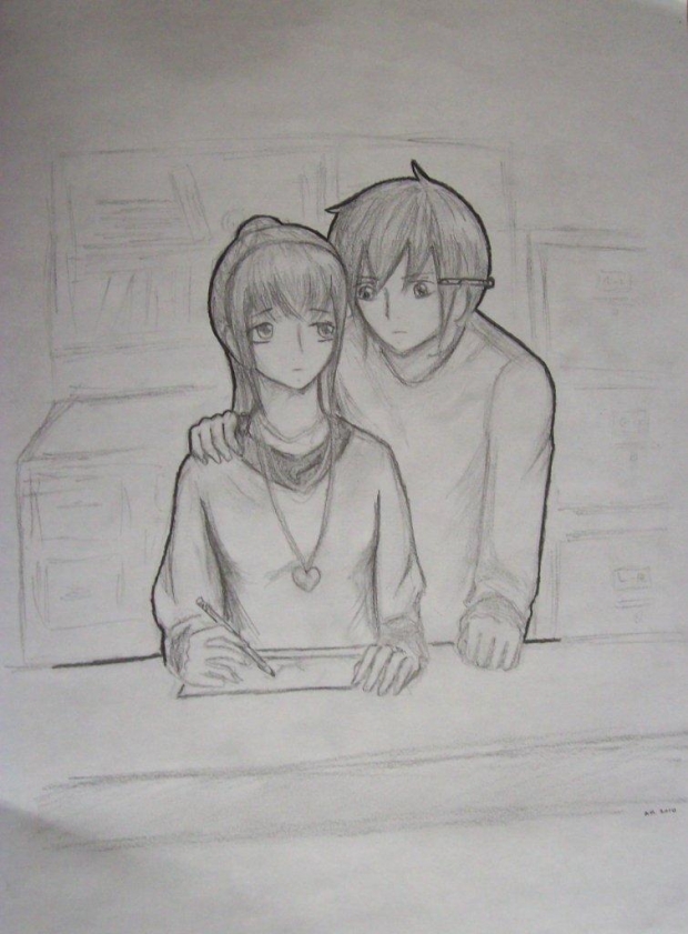 it's pencil time--hayden & meri