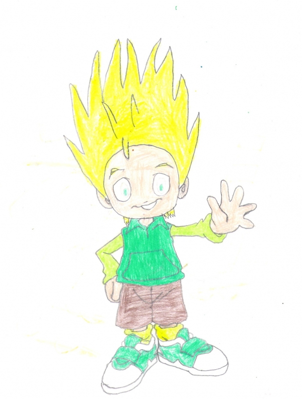 Digimon kid as a ssj