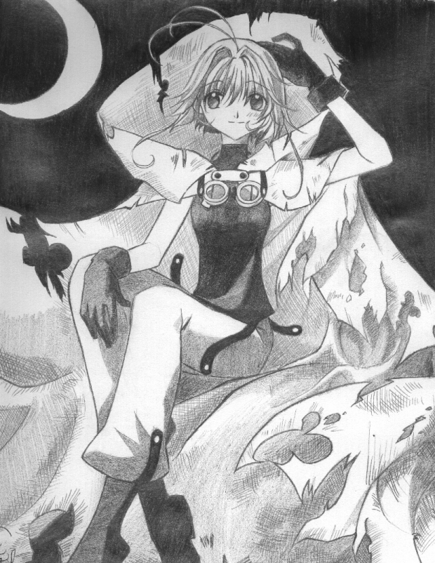 Sakura y ropa de Syaoran