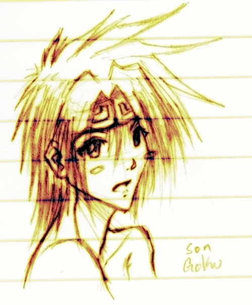Goku Sketch