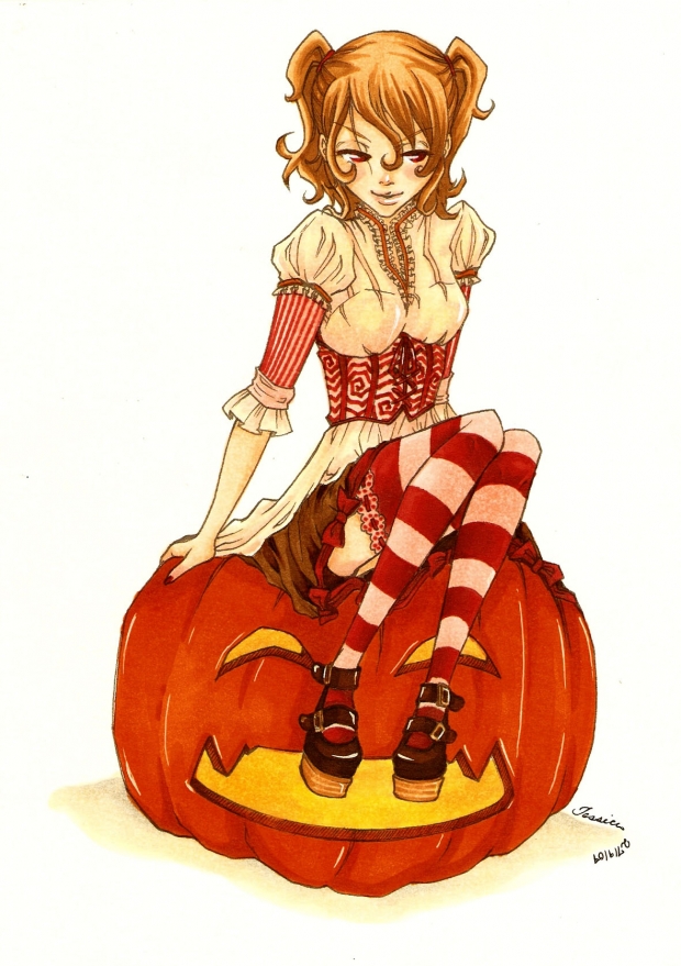 Pumpkin girl