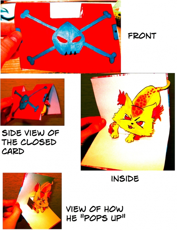 Vongola Box Pop-up Card