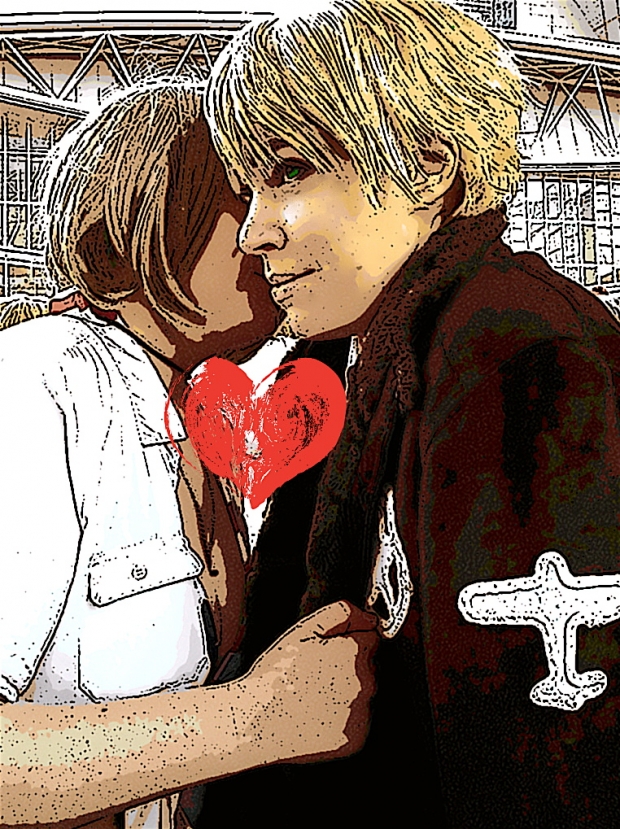 England and Ameriko cosplay
