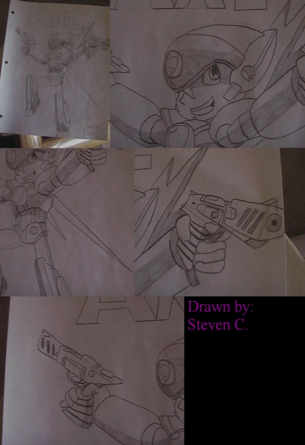 Megaman: Axl Drawing