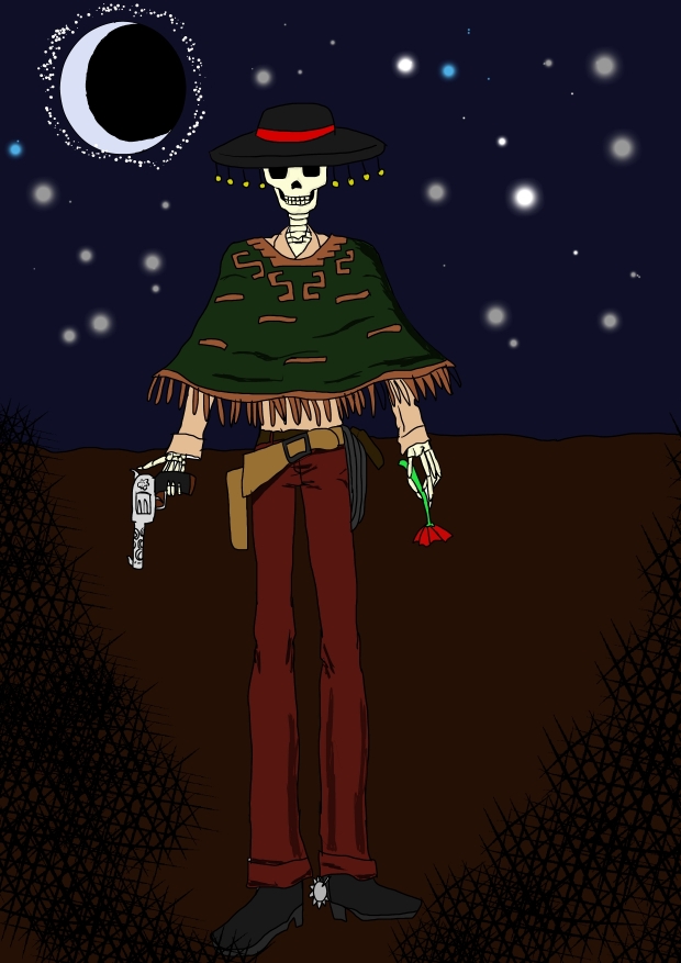 Dia de lost Muertos Super Hero