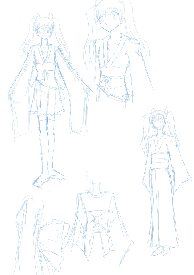 Kiki's Kimono Design (rough sketch)
