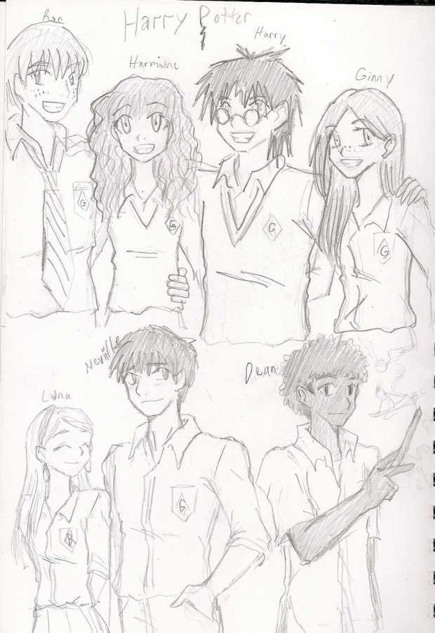 Sketch Dump: Harry Potter