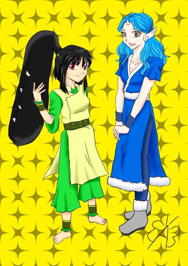 Maura and Damaris ATLA Cosplay