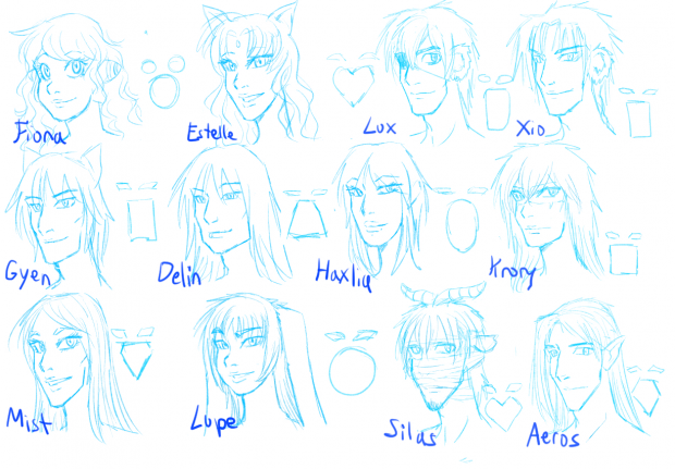 PGR OC's Face Study part 2