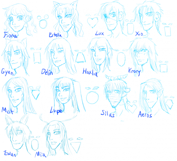 PGR OC's Face Study part 3