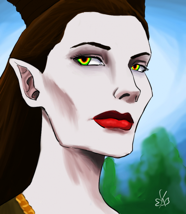 Maleficent (colored)