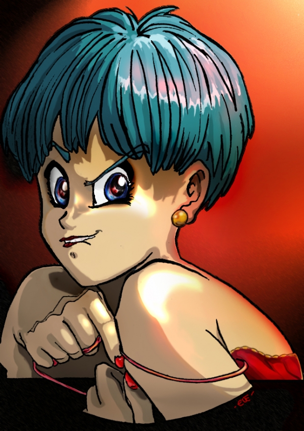 Bulma's glance