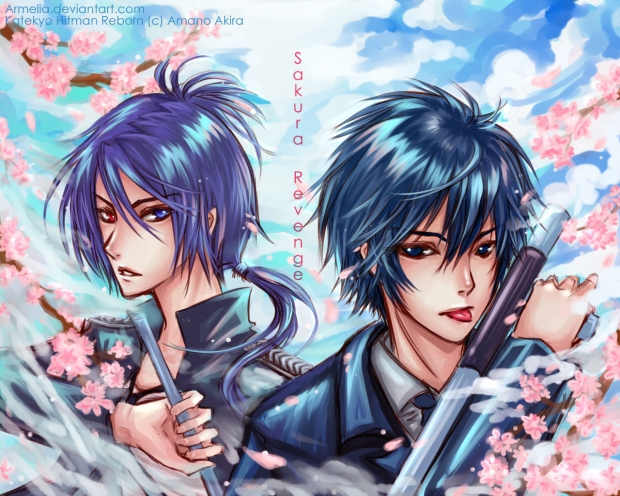 The Sakura revenge [KHR fanart]