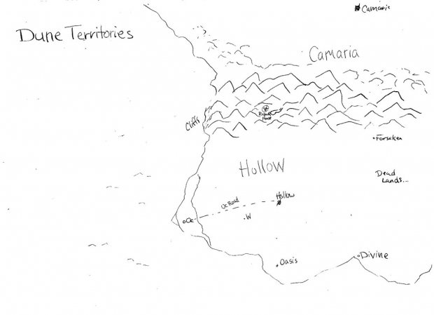 Dune Territories Detail Map outline
