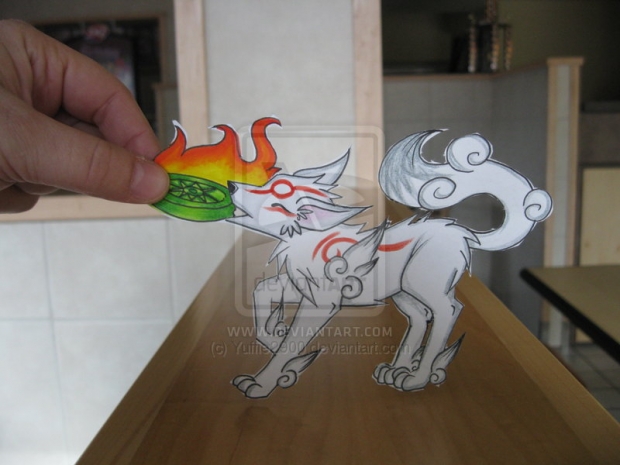 Okami Tug a war :Paper Child: