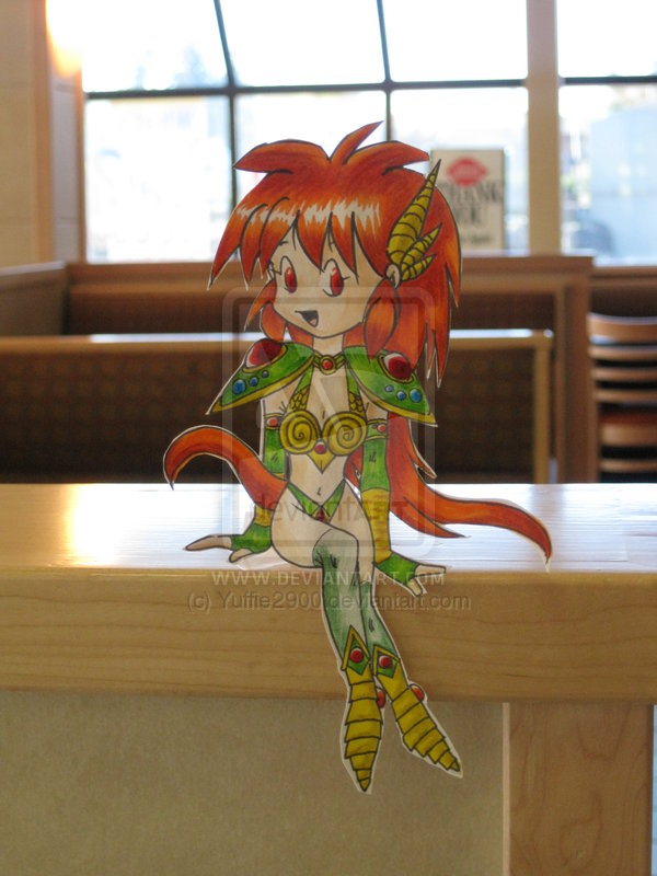 Dragon Half Mink :Paper Child: