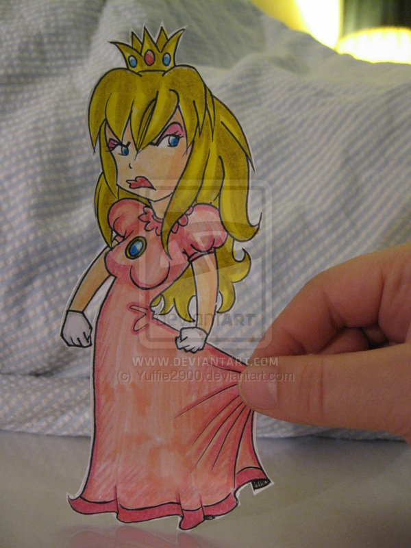 Pissed off Princess Peach