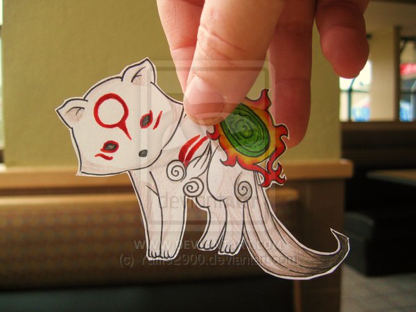 Okami Pup :Paper animal: .....