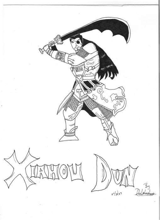 Xiahou Dun - Inked