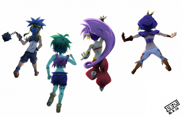 Shantae and Friends (no background)
