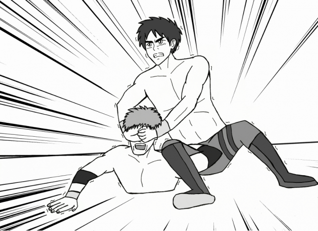 Pro-Wrestling: Eren vs. Jean (Yes Lock)