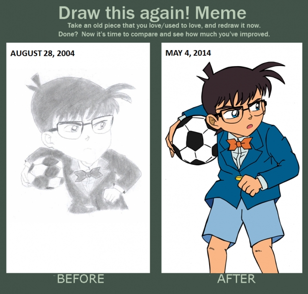 Draw-This-Again: Soccer-Loving Conan